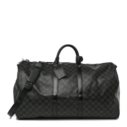 Louis Vuitton Damier Graphite Keepall Bandouliere 55 1 of 11