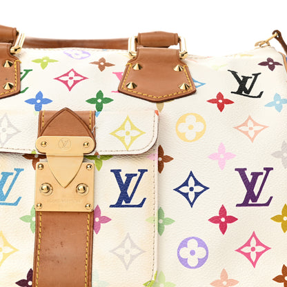 Louis Vuitton Monogram Multicolor Speedy 30 White 14 of 14
