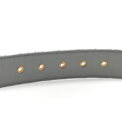Christian Dior Oblique 30 Montaigne 35mm Belt 70 28 Gris 6 of 6