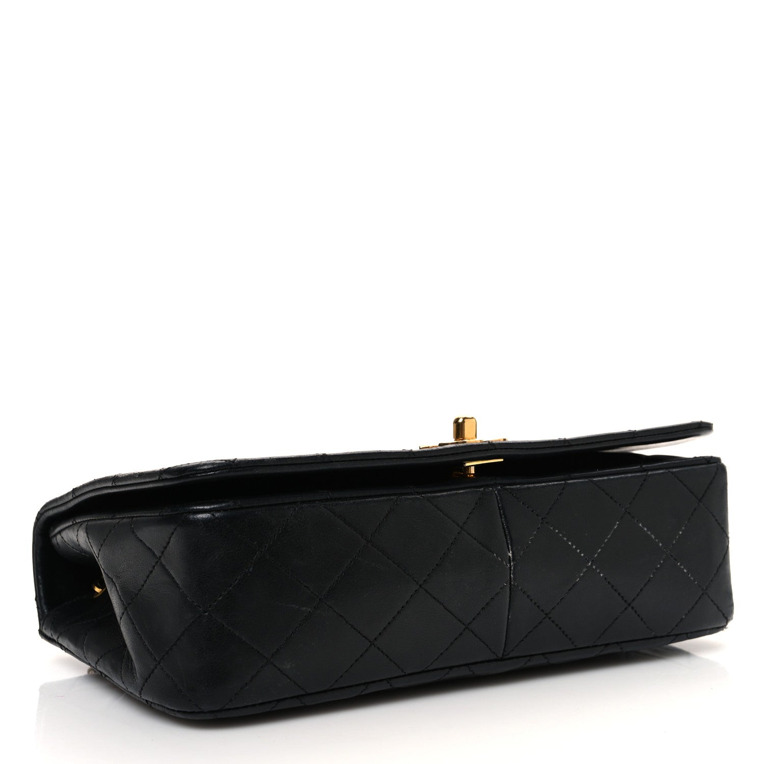 Chanel Lambskin Quilted Small Single Flap Black 4 of 14