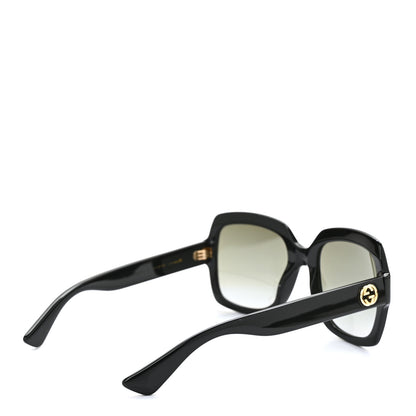 Gucci Acetate Square Frame Sunglasses GG0036S Black 4 of 7