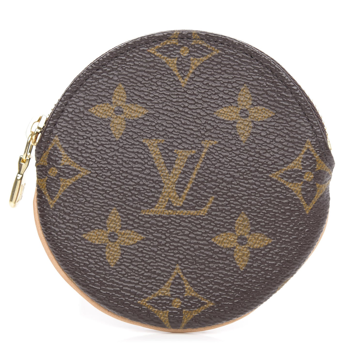 Monogram Round Coin Purse