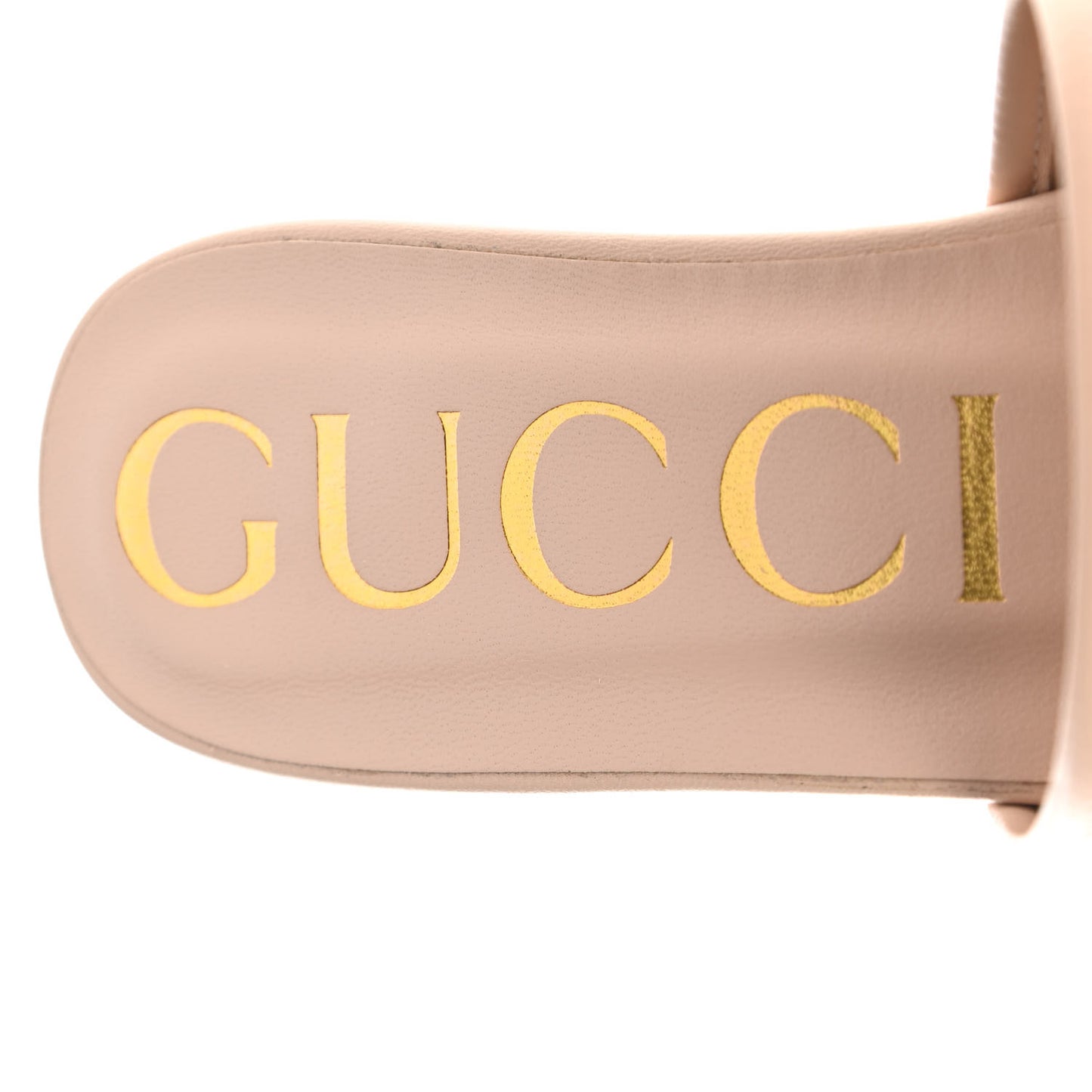 Nappa Horsebit Flat Slide Sandals 37.5 Skin Rose