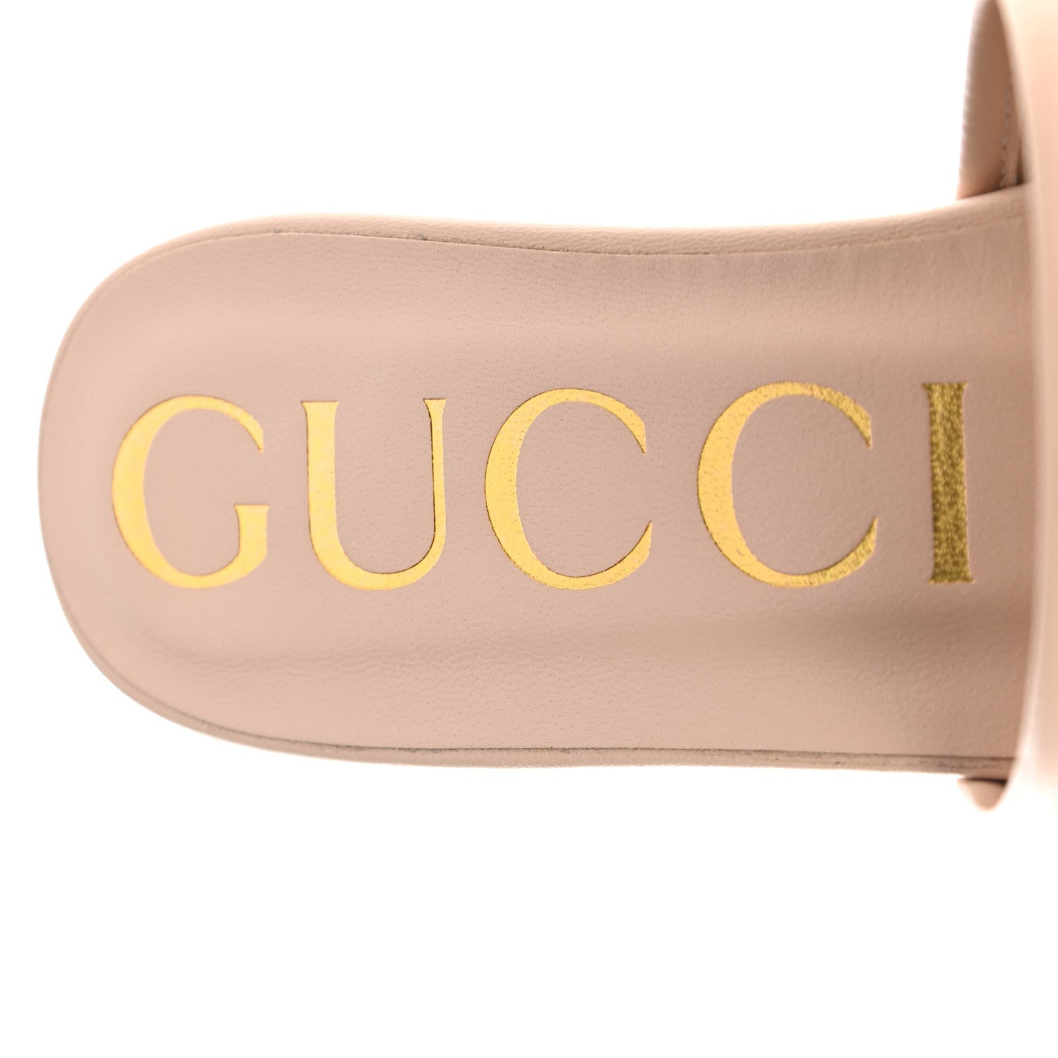 Gucci Nappa Horsebit Flat Slide Sandals 37.5 Skin Rose 8 of 9