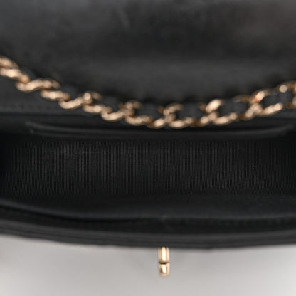 Chanel Lambskin Quilted Trendy CC Flap Phone Holder With Chain Black 5 of 11