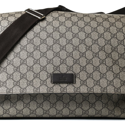 Gucci GG Plus Monogram Messenger Diaper Bag Dark Brown 9 of 17