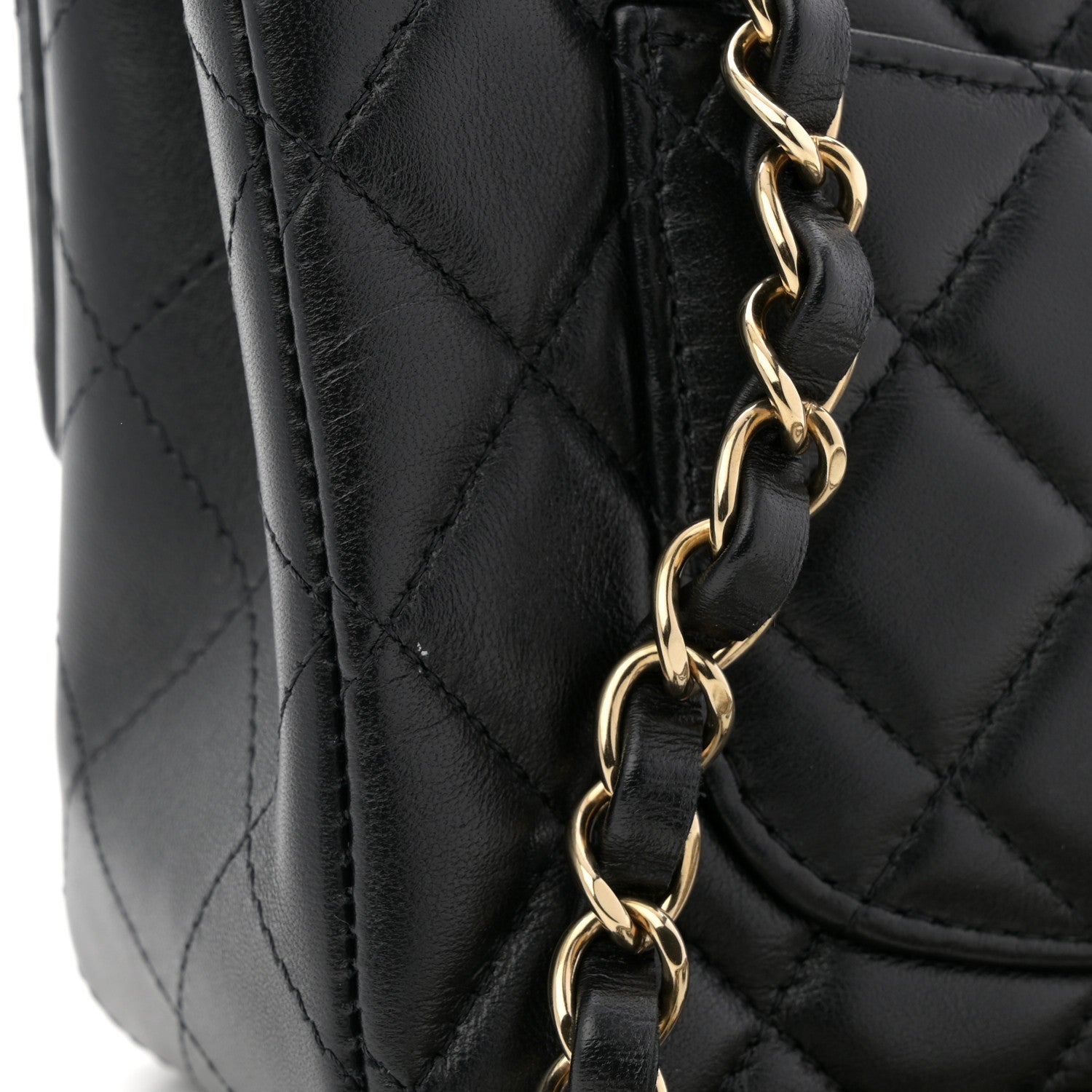 Chanel Lambskin Quilted Mini Rectangular Flap Black 11 of 12