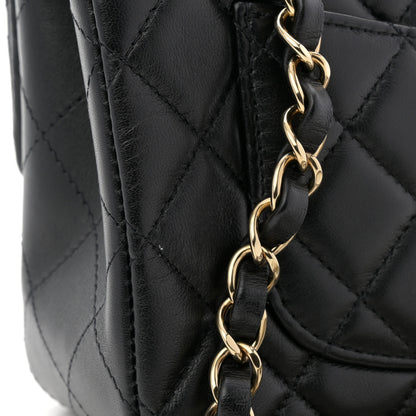 Chanel Lambskin Quilted Mini Rectangular Flap Black 11 of 12