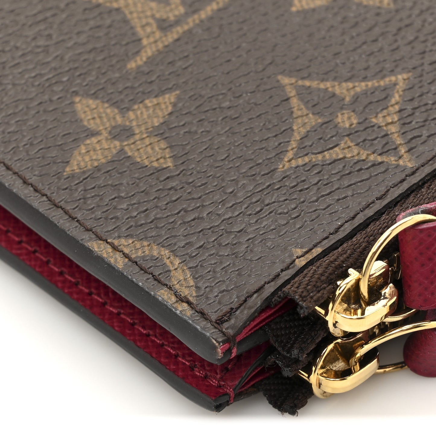 Monogram Adele Compact Wallet Fuchsia