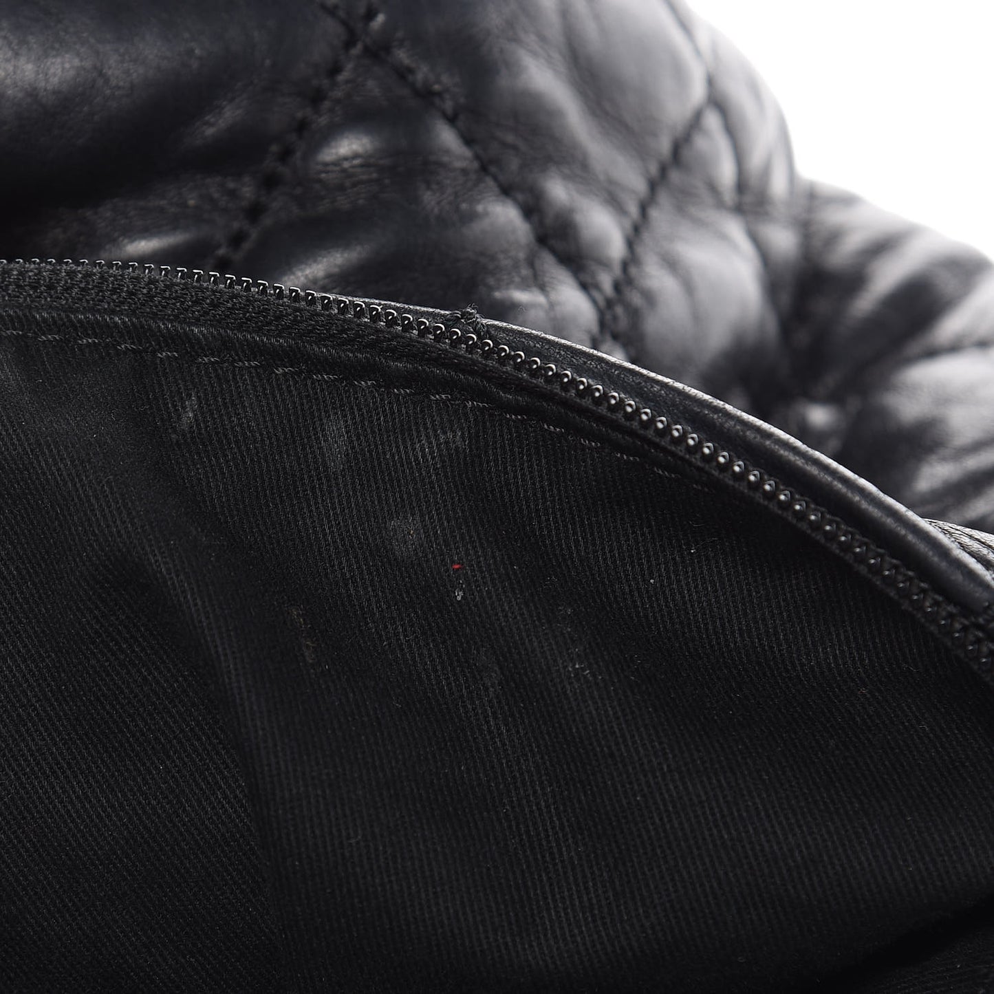 Lambskin Quilted Cloudy Bundle Hobo Black