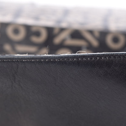 Chanel Lambskin Chocolate Bar Accordion Mademoiselle Flap Black 19 of 25