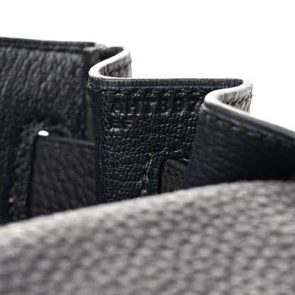 Hermes Togo Au Galop Kelly Retourne 28 Bleu Indigo Black Cuivre 7 of 12