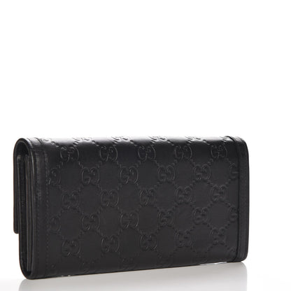 Gucci Guccissima Sukey Continental Wallet Continental Wallet Black 3 of 6