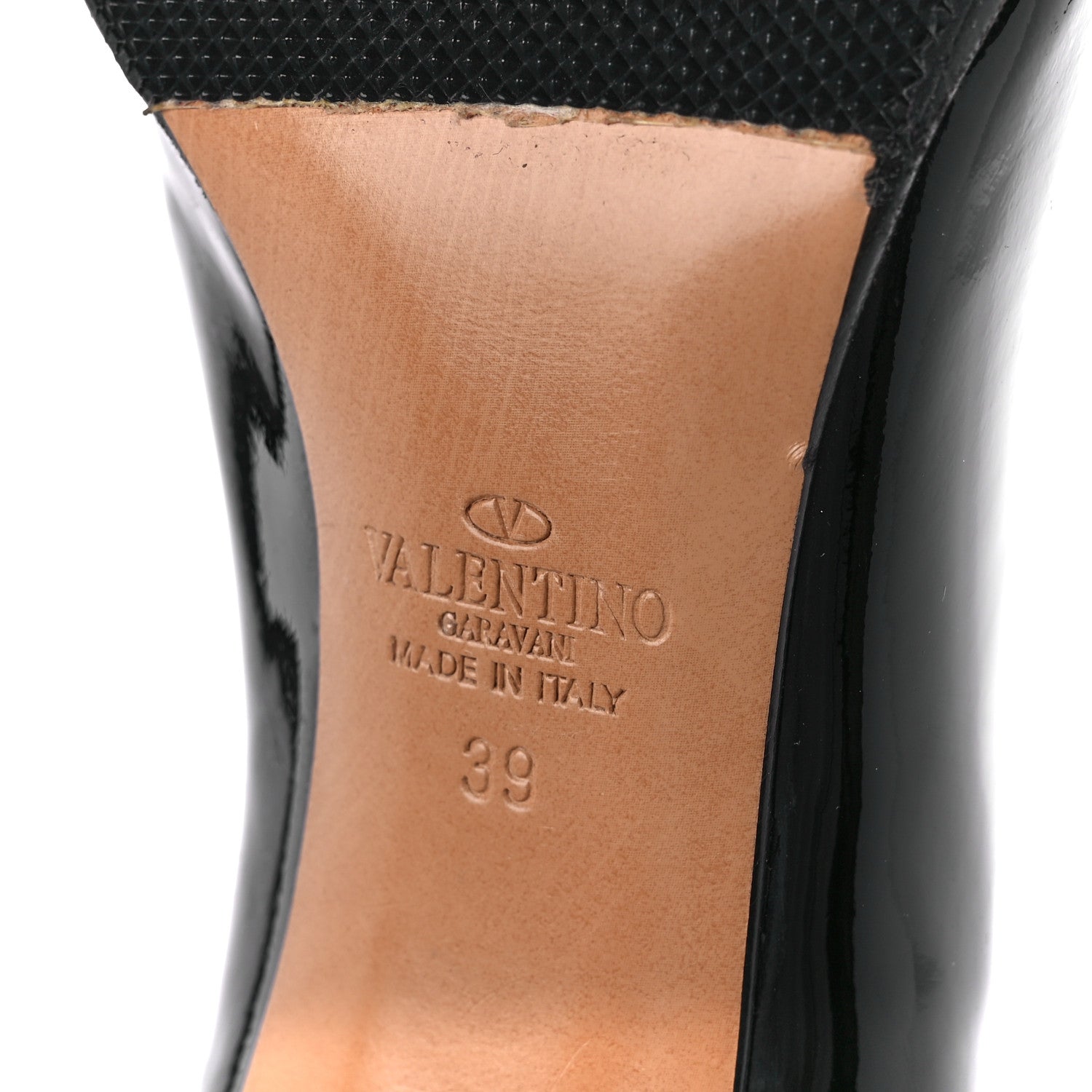 Valentino Garavani Patent Zip Booties 39 Black 6 of 9