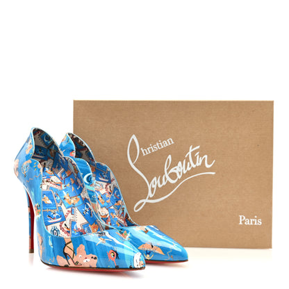 Christian Louboutin Patent Odissey Hot Chick 100 Pumps 37 Multicolor 8 of 8