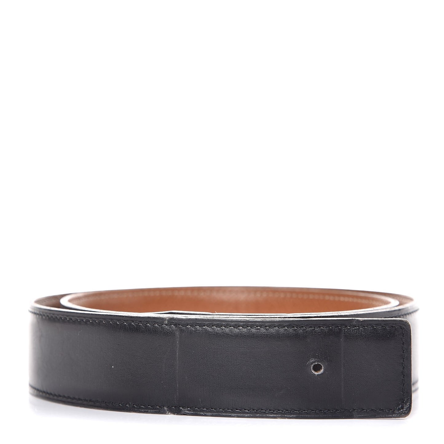 Courchevel Box 32mm Belt Strap 80 Gold Black