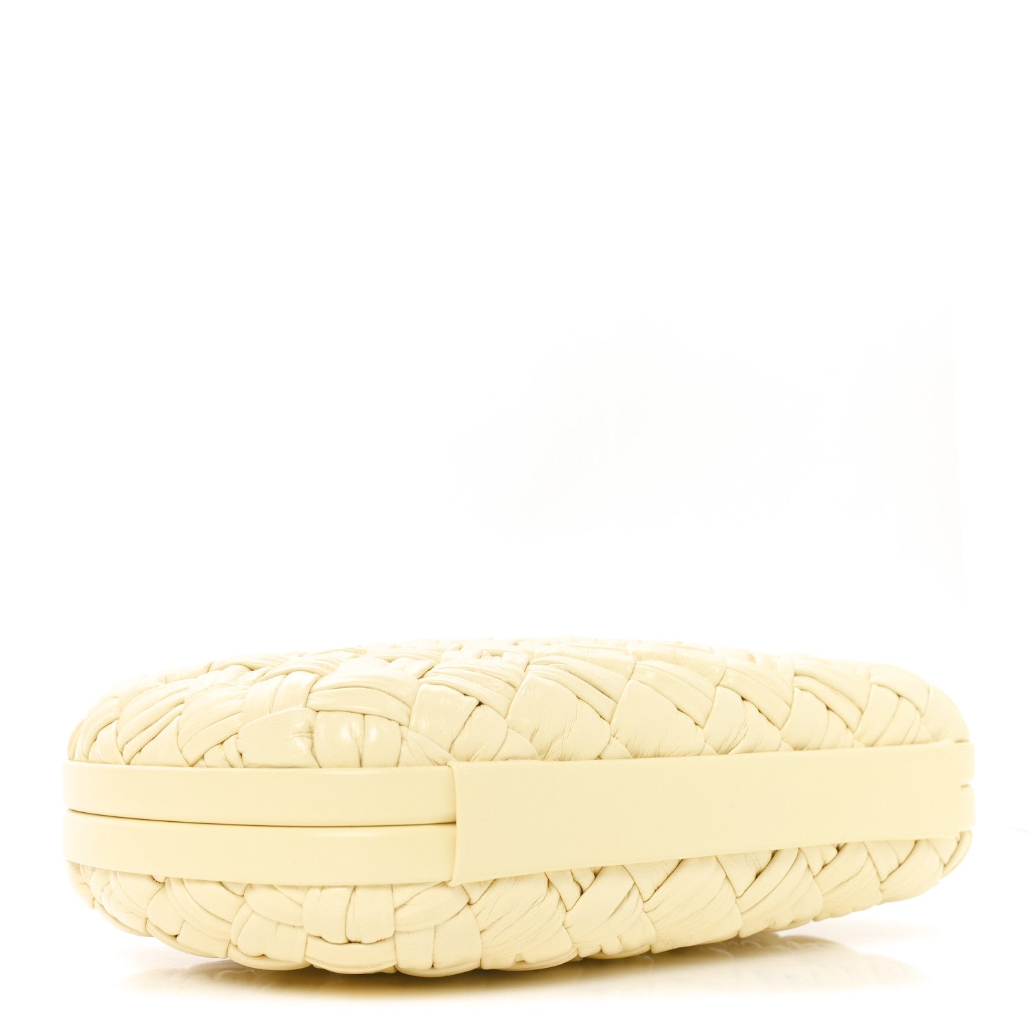 Bottega Veneta Intrecciato Minaudiere Knot Clutch Ice Cream 4 of 9