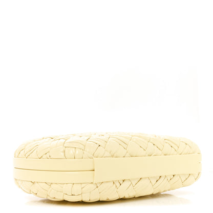 Bottega Veneta Intrecciato Minaudiere Knot Clutch Ice Cream 4 of 9