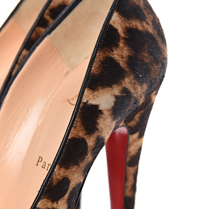 Christian Louboutin Calf Hair Leopard Print Daffodile 160 Pumps 40 Black 8 of 8