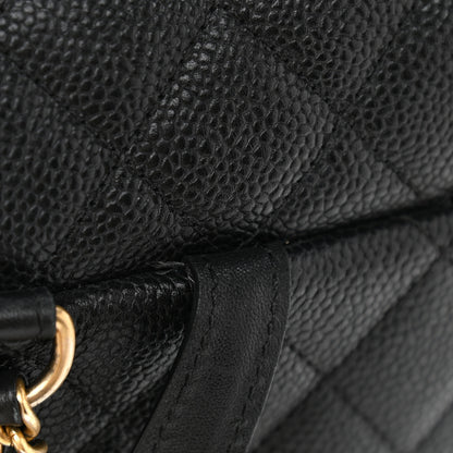 Chanel Caviar Quilted Filigree Backpack Black 17 of 18