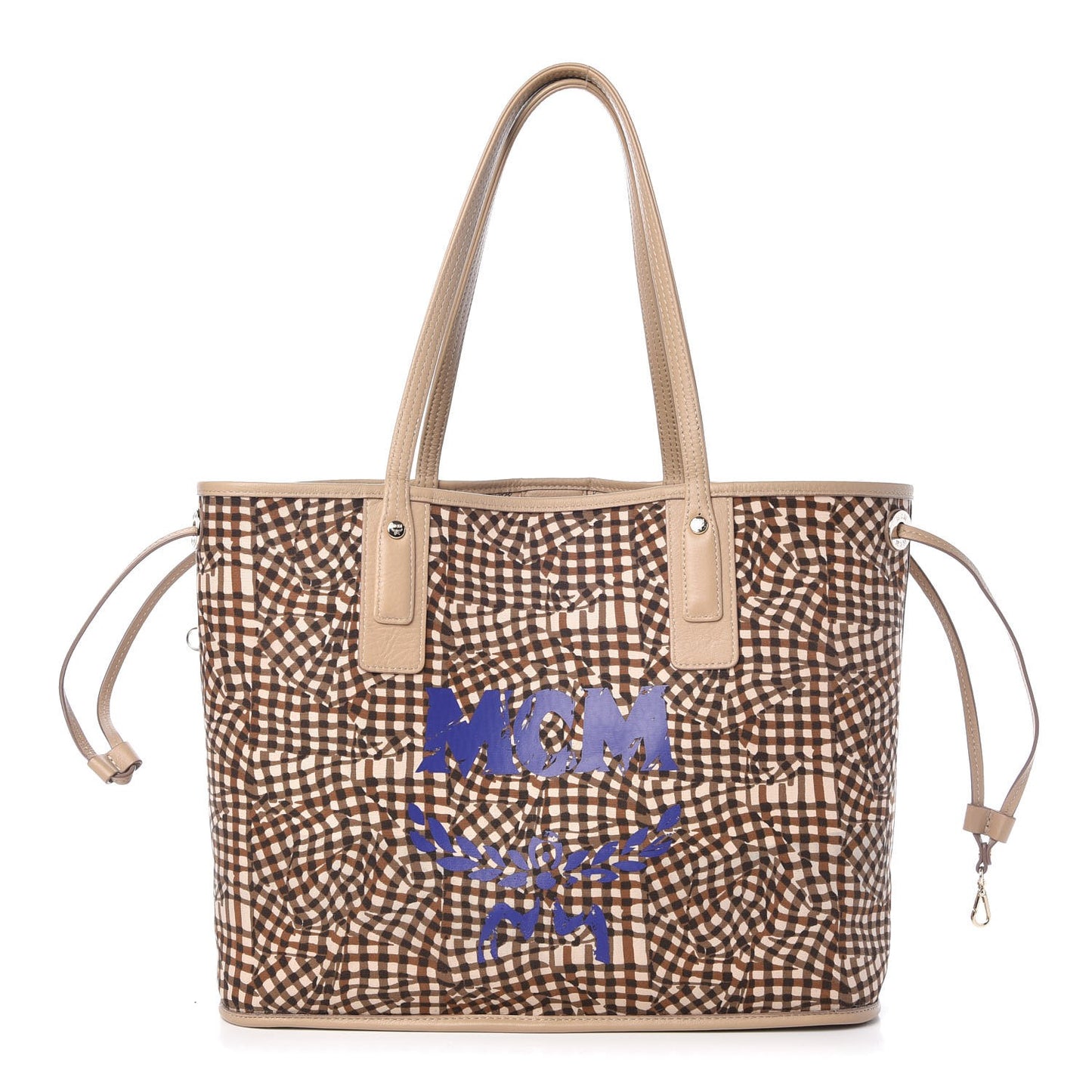 Visetos Medium Liz Reversible Shopper Tote Beige