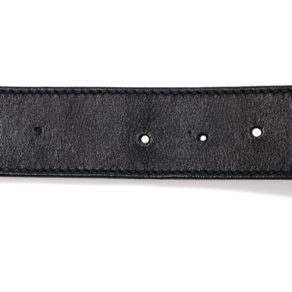 Gucci Calfskin Interlocking G 95 38 Belt Black 6 of 7