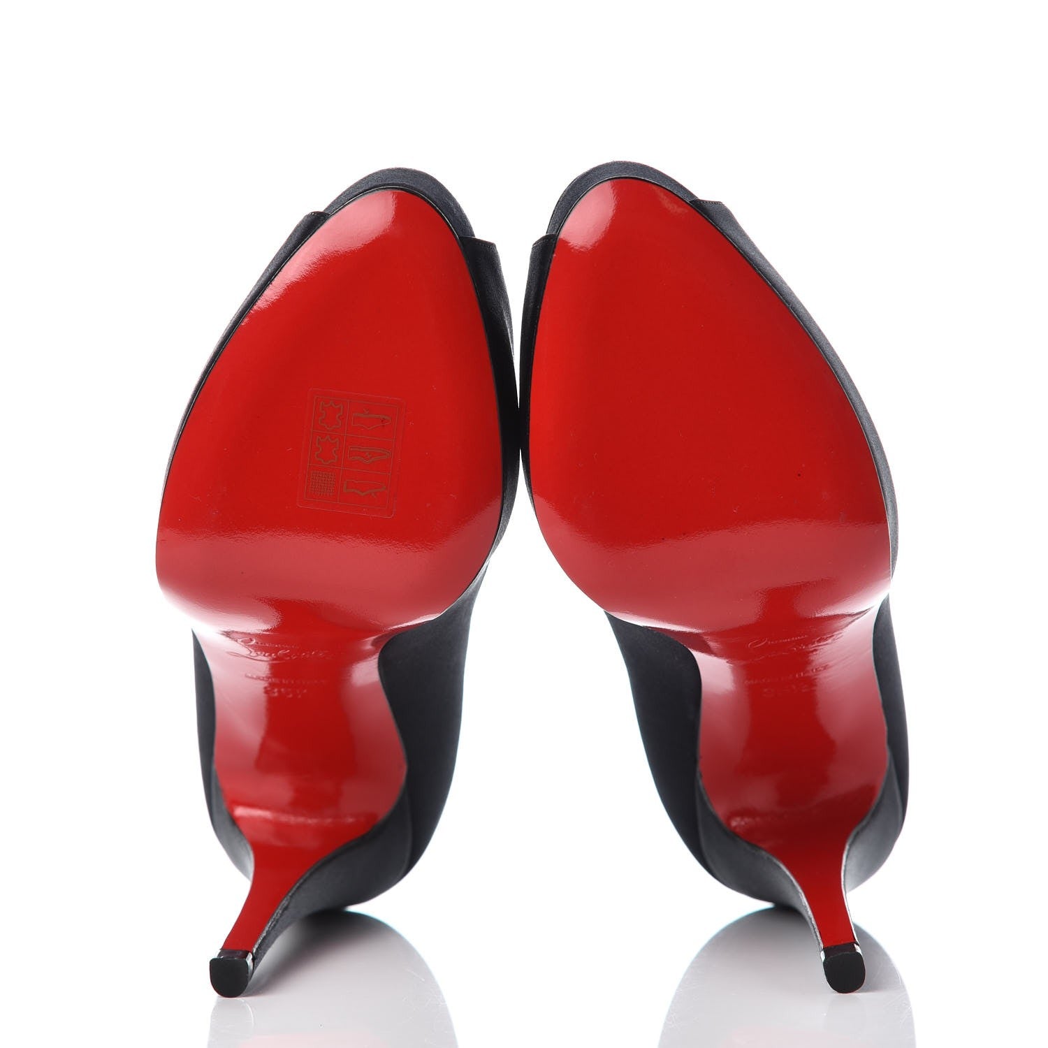 Christian Louboutin Satin Very Prive 120 Pumps 35.5 Black 5 of 8