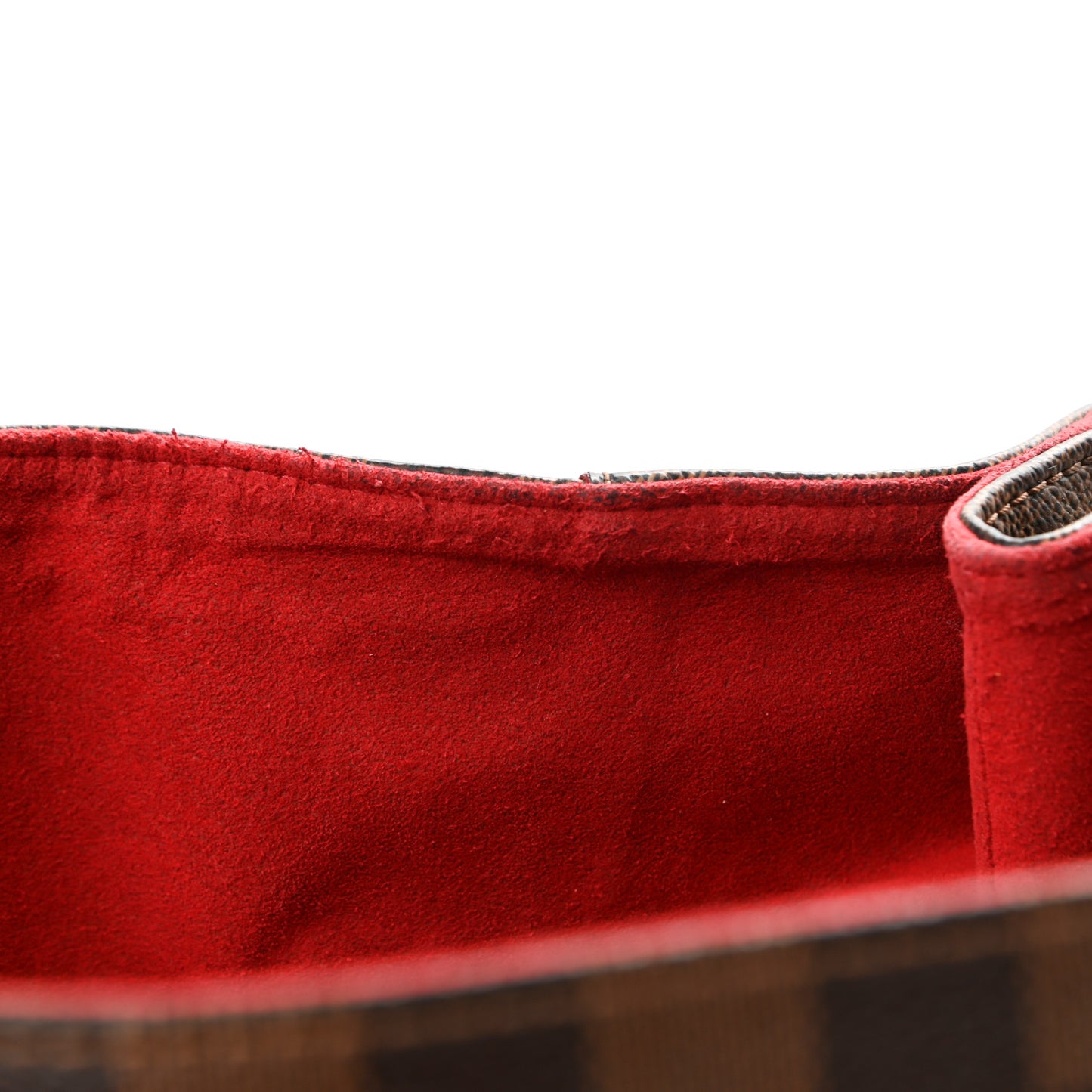 Damier Ebene Caissa Hobo Cherry