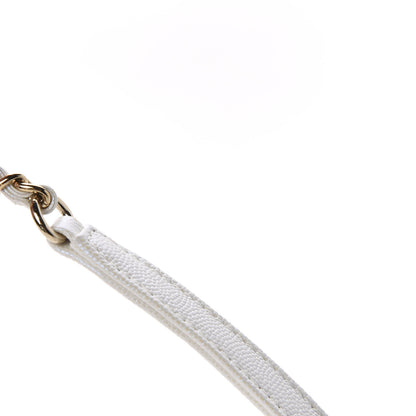 Chanel Iridescent Caviar Quilted Mini Coco Handle Flap White 11 of 13