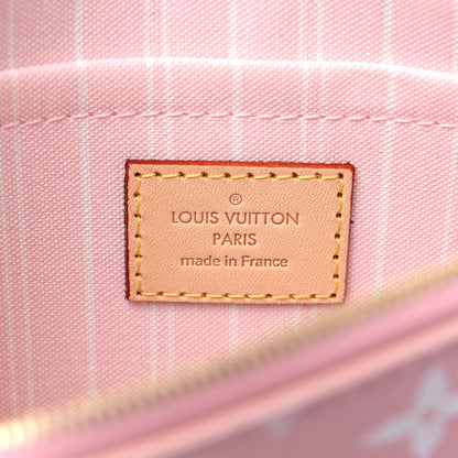 Louis Vuitton Monogram By The Pool Neverfull MM Pochette Light Pink 6 of 6