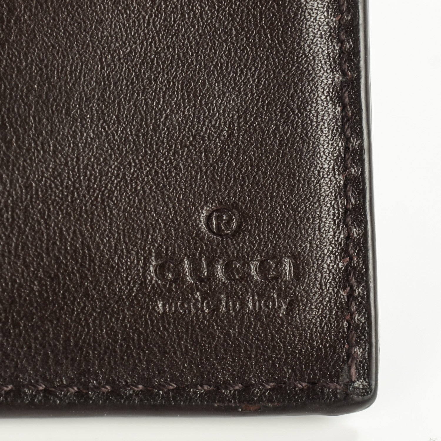 Gucci Guccissima Avel Bi-Fold Wallet Chocolate 7 of 9