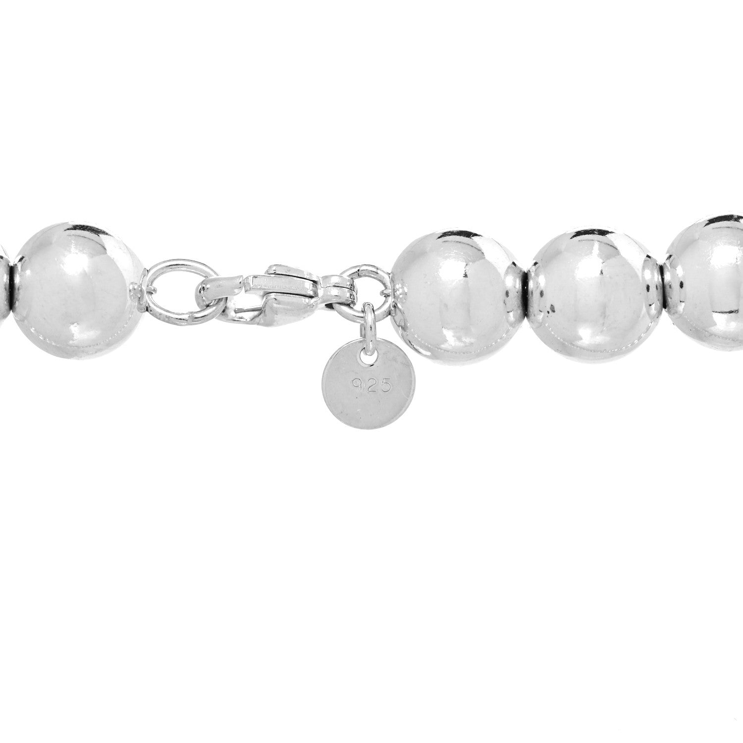 Tiffany Sterling Silver 10mm HardWear Ball Necklace 5 of 5