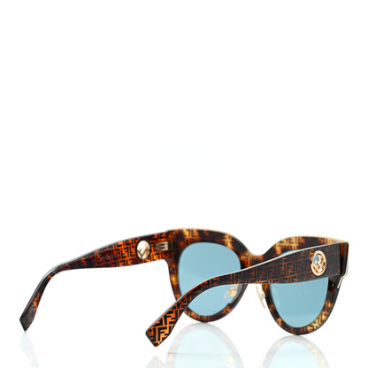 Fendi Acetate F is Fendi FF Cat Eye Sunglasses FF 0360/G/S Havana 3 of 6