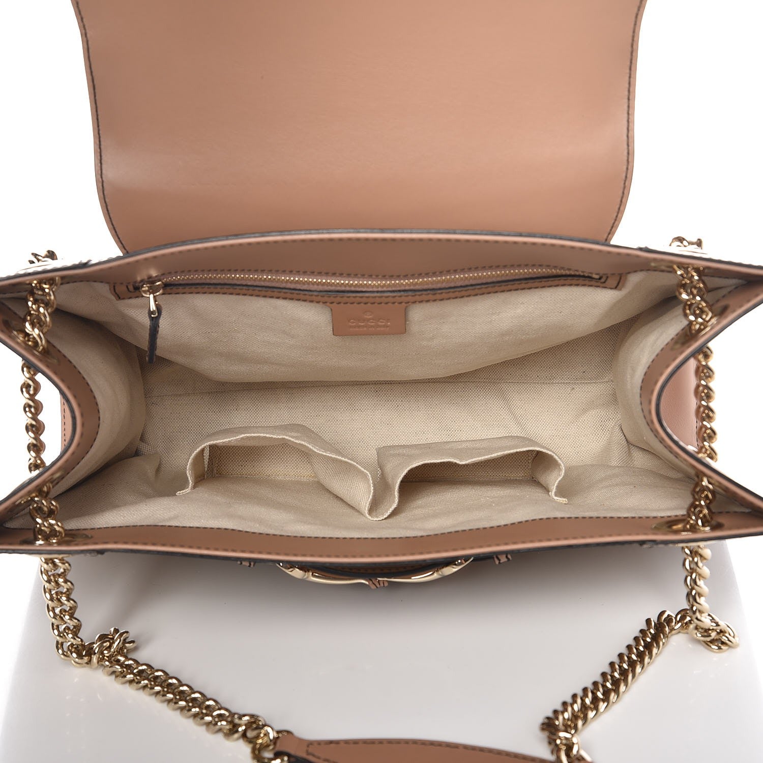 Gucci Monogram Large Emily Chain Shoulder Bag Light Pink 6 of 11
