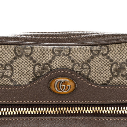 Gucci GG Supreme Monogram Web Small Ophidia Belt Bag 85 34 Dark Brown 9 of 13