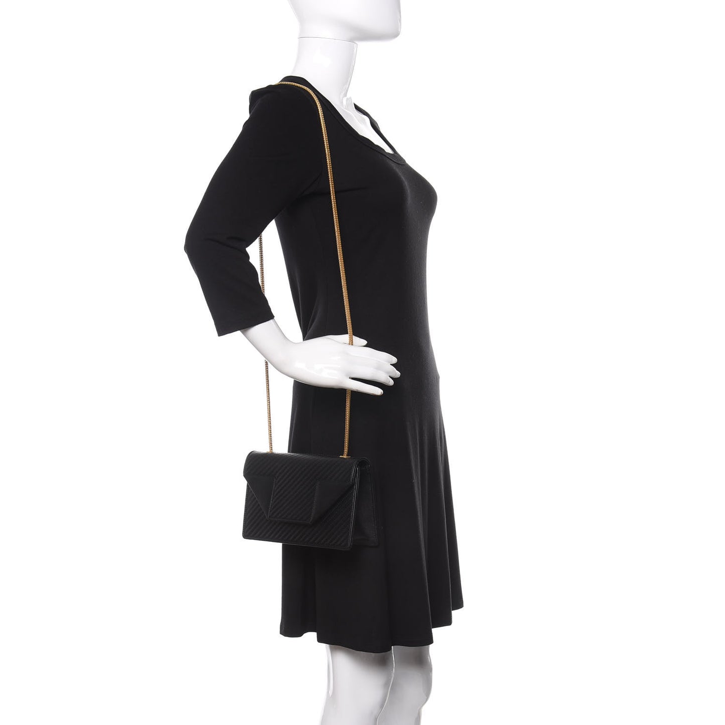Calfskin Matelasse Small Betty Black