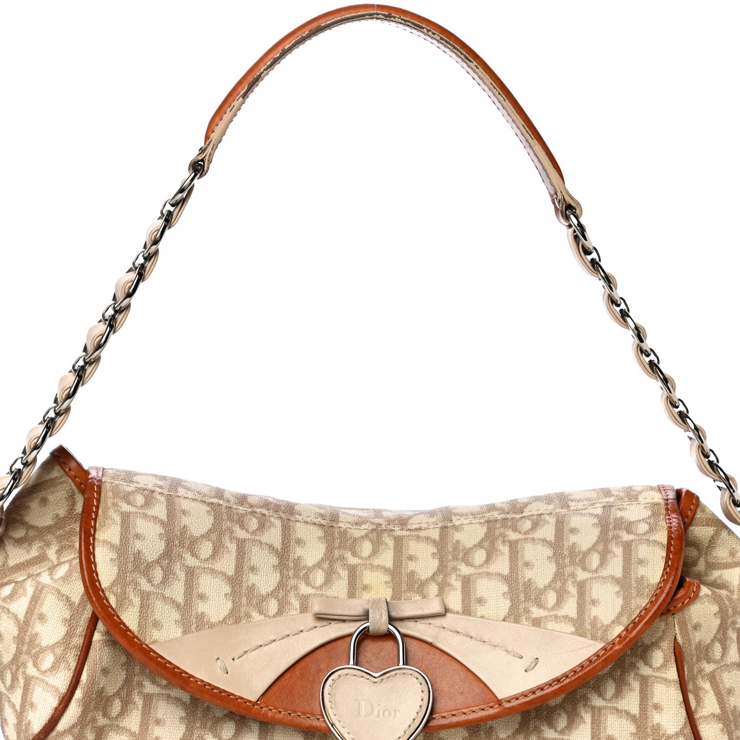 Monogram Romantique Trotter Flap Bag Beige