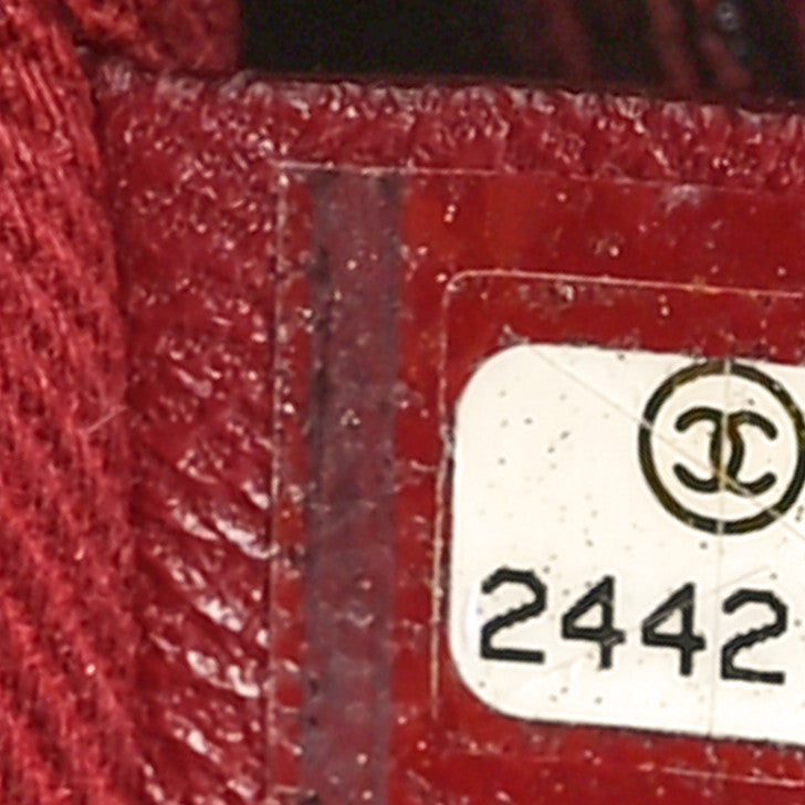 Chanel Shiny Calfskin Goatskin Quilted Medium Coco Curve Messenger Flap Burgundy 7 of 10