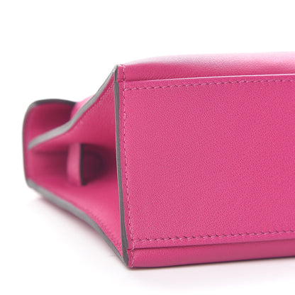 Hermes Swift Kelly Pochette Clutch Rose Pourpre 6 of 27