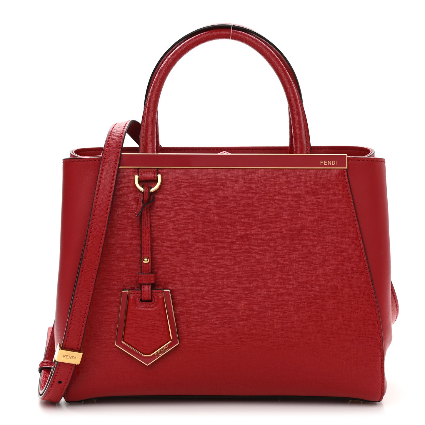 Vitello Elite Flamingo Petite 2Jours Tote Mattone
