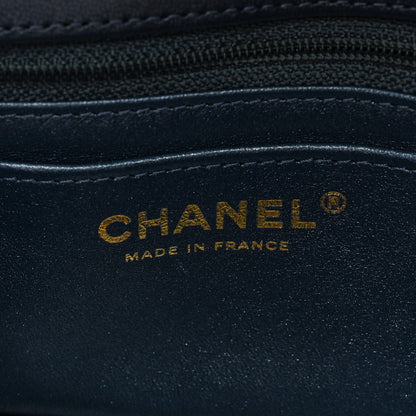 Chanel Washed Denim Quilted Mini Rectangular Flap Blue 6 of 9
