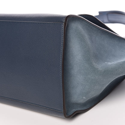 Celine Drummed Calfskin Suede Medium Trapeze Orage 8 of 8