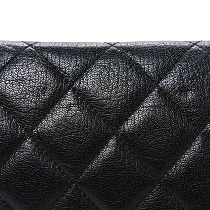 Chanel Metallic Goatskin Large City Rock Flap Black 8 of 10