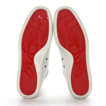 Christian Louboutin Calfskin Mens Louis Flat Sneakers 44.5 White 5 of 10