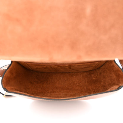 Celine Smooth Calfskin Cuir Triomphe Folco Crossbody Bag Tan 5 of 11