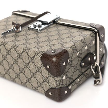 Gucci GG Supreme Monogram Globe-Trotter Beauty Case Brown 10 of 10