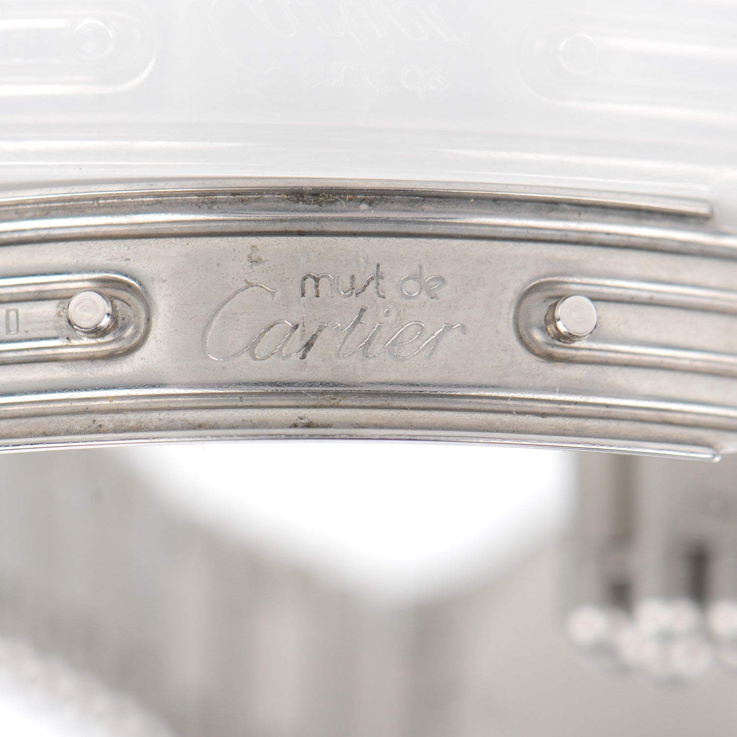 Cartier 18K Yellow Gold Stainless Steel 28mm Must De 21 Watch 7 of 9