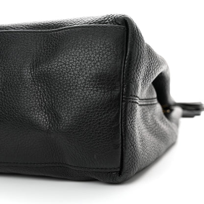 Gucci Pebbled Calfskin Medium Soho Chain Shoulder Bag Black 10 of 22