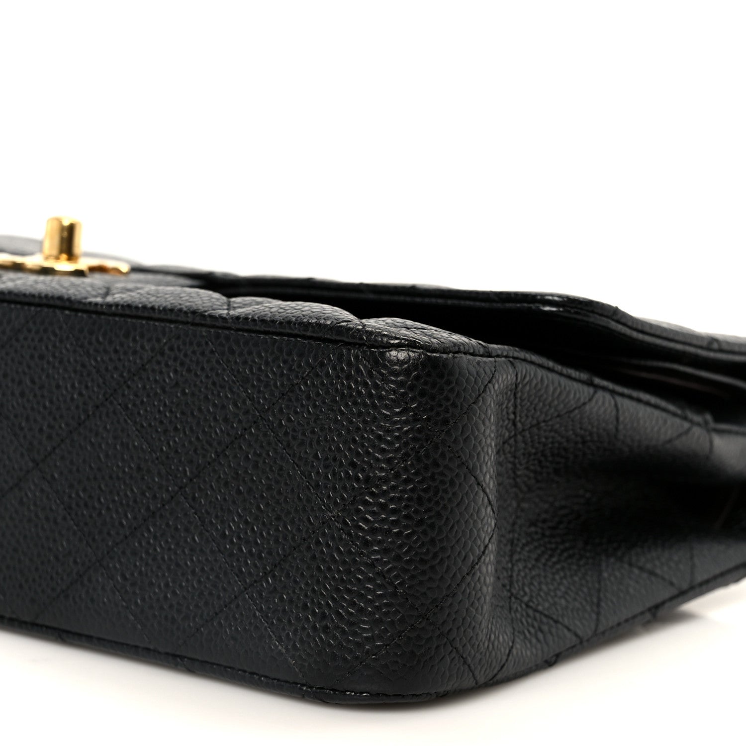 Chanel Caviar Quilted Medium Double Flap Black 11 of 11