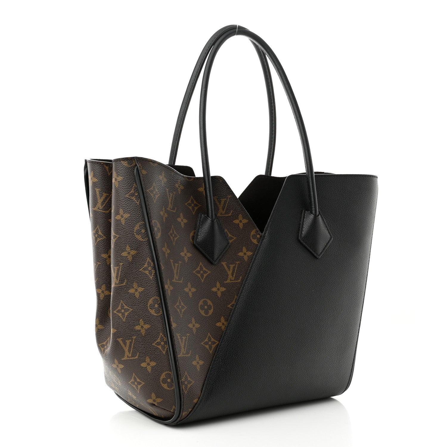 Louis Vuitton Calfskin Monogram Kimono Tote Black 3 of 14